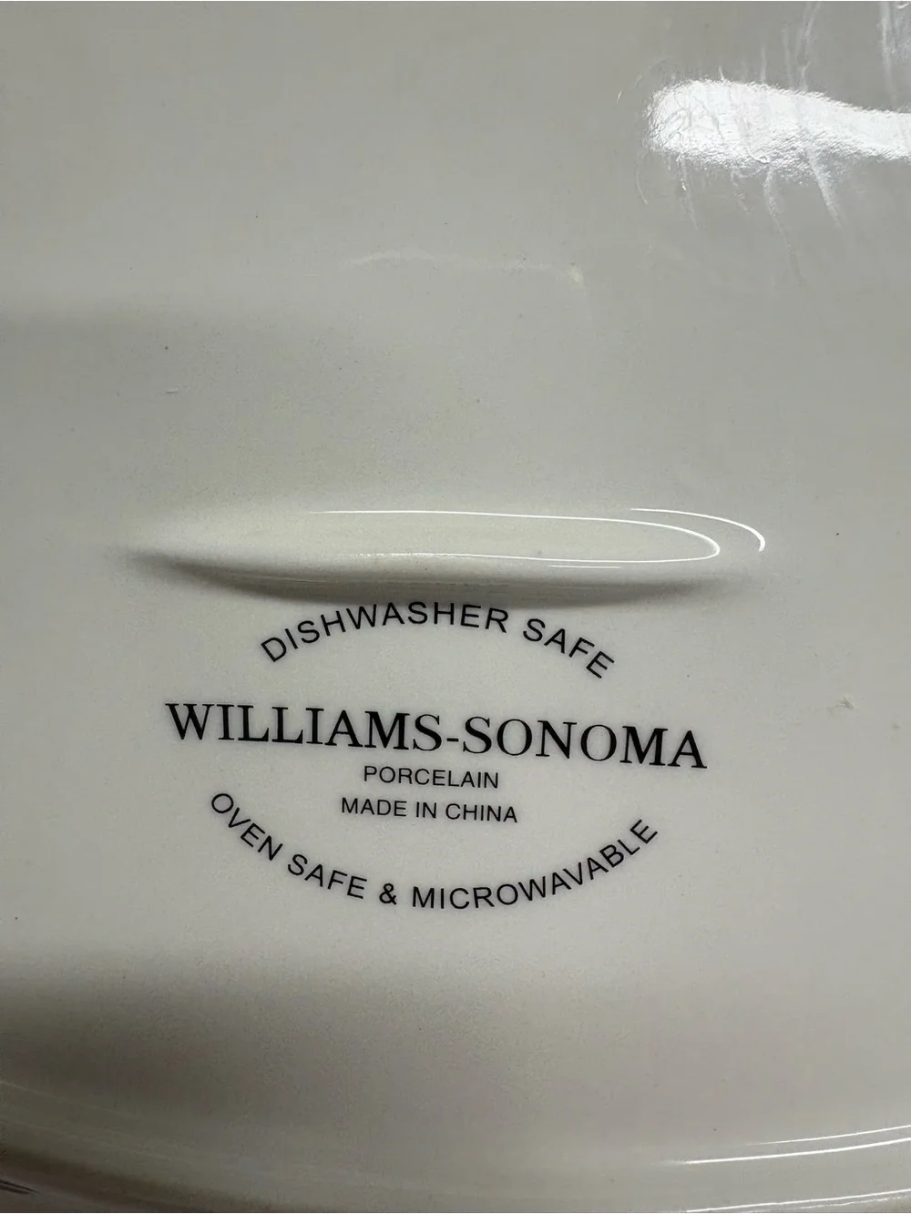 William Sonoma Country Barbecue Red Plaid Oval Serving Platter with Pig Motif
